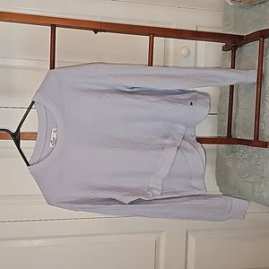 Hollister light blue long sleeve knit tee,  size M